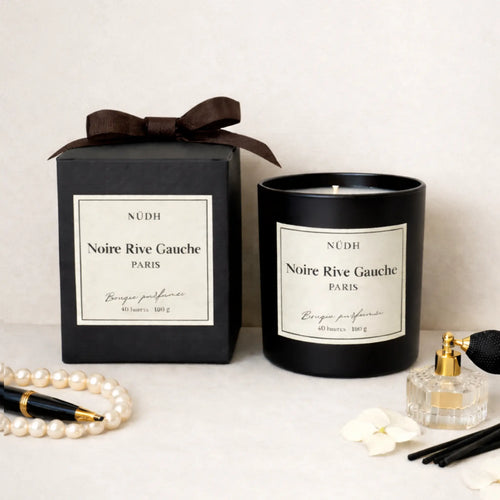 Bougie Parfumée Noire Rive Gauche NÜDH