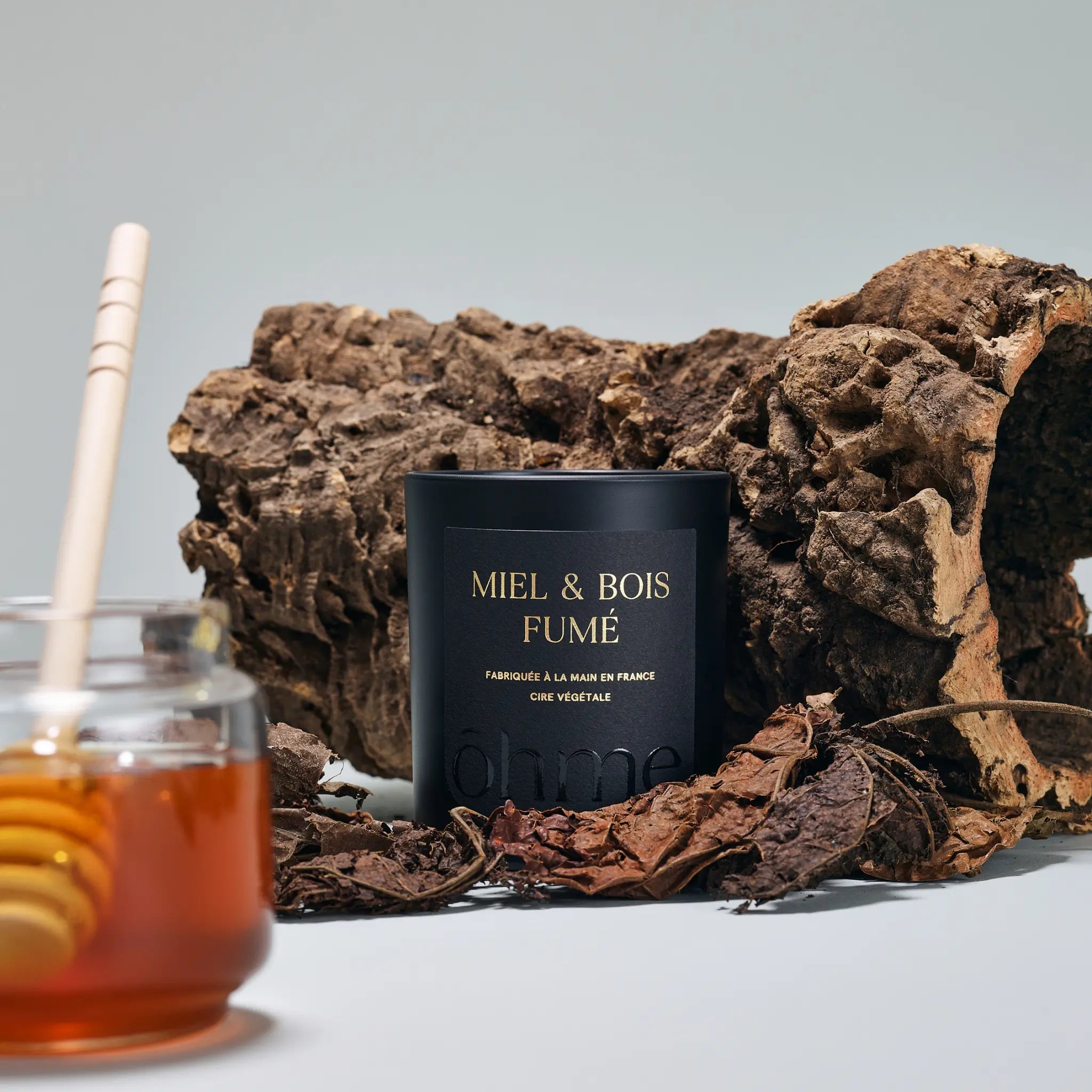 Bougie Parfumée Miel & Bois Fumé NÜDH