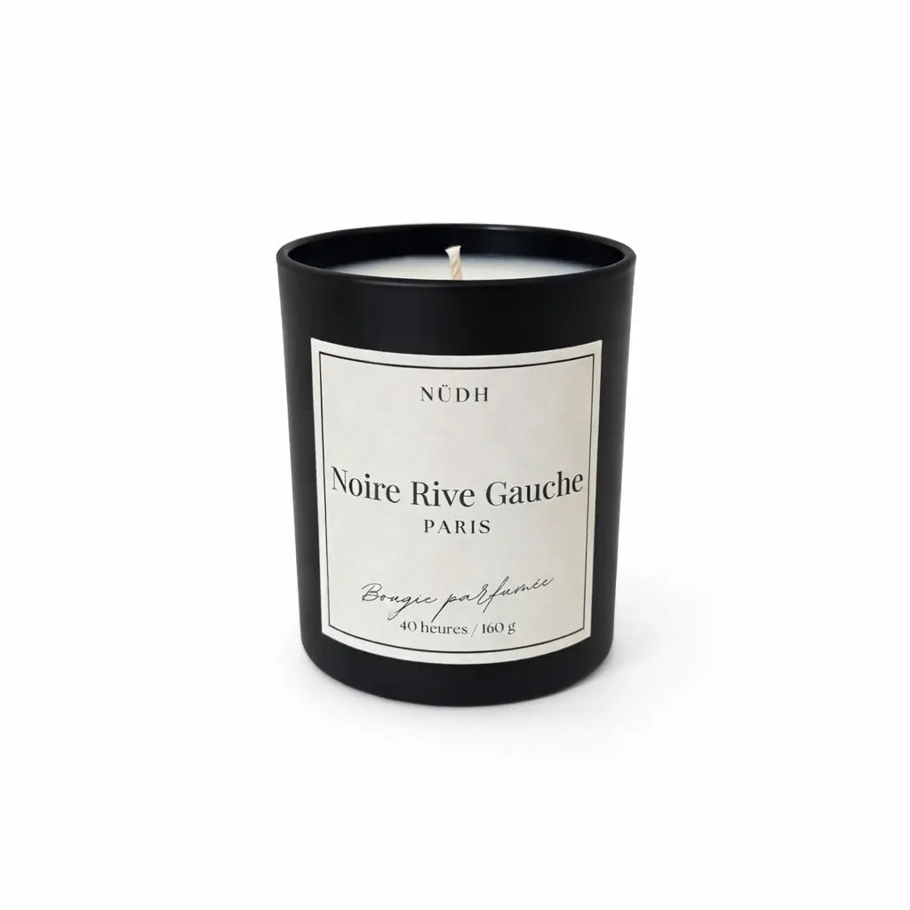 Bougie Parfumée Noire Rive Gauche NÜDH