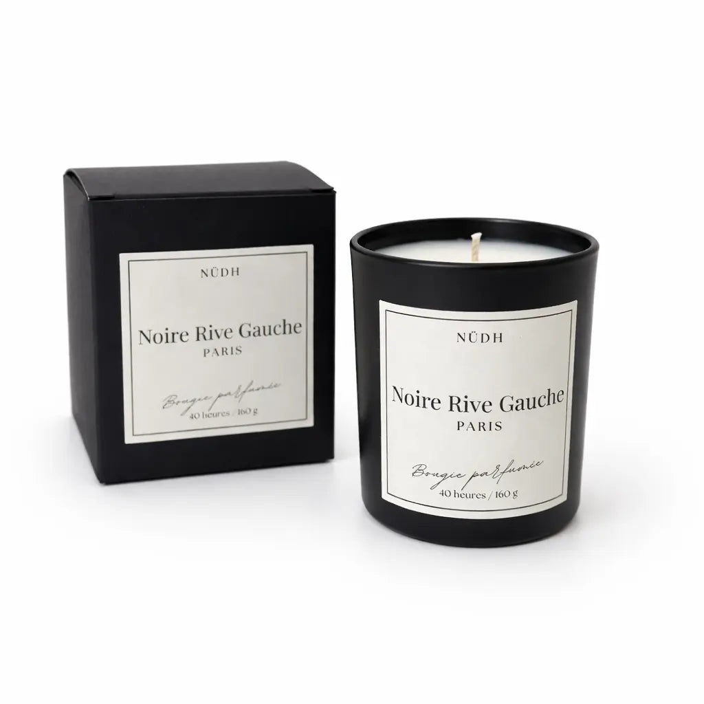 Bougie Parfumée Noire Rive Gauche NÜDH