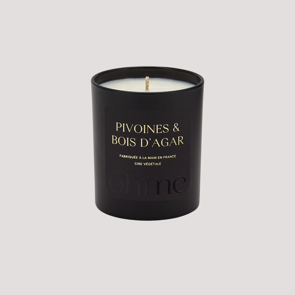 Bougie Parfumée Pivoines & Bois d’Agar NÜDH