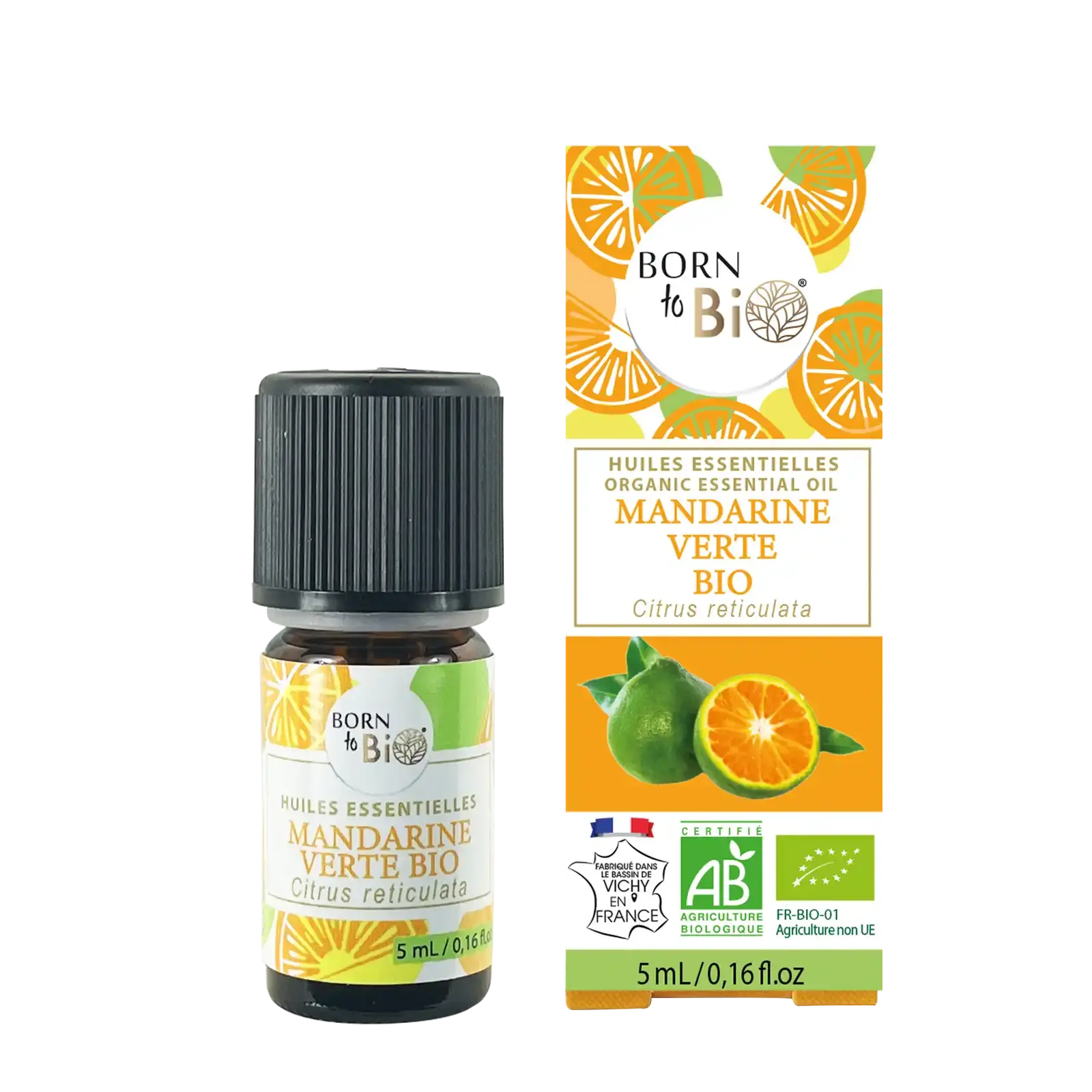 Huile essentielle Mandarine verte Certifiée Bio